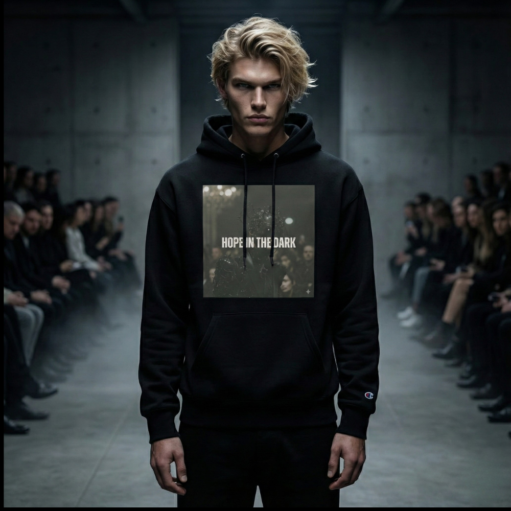 Zentra x Champion HOPE IN THE DARK hoodie