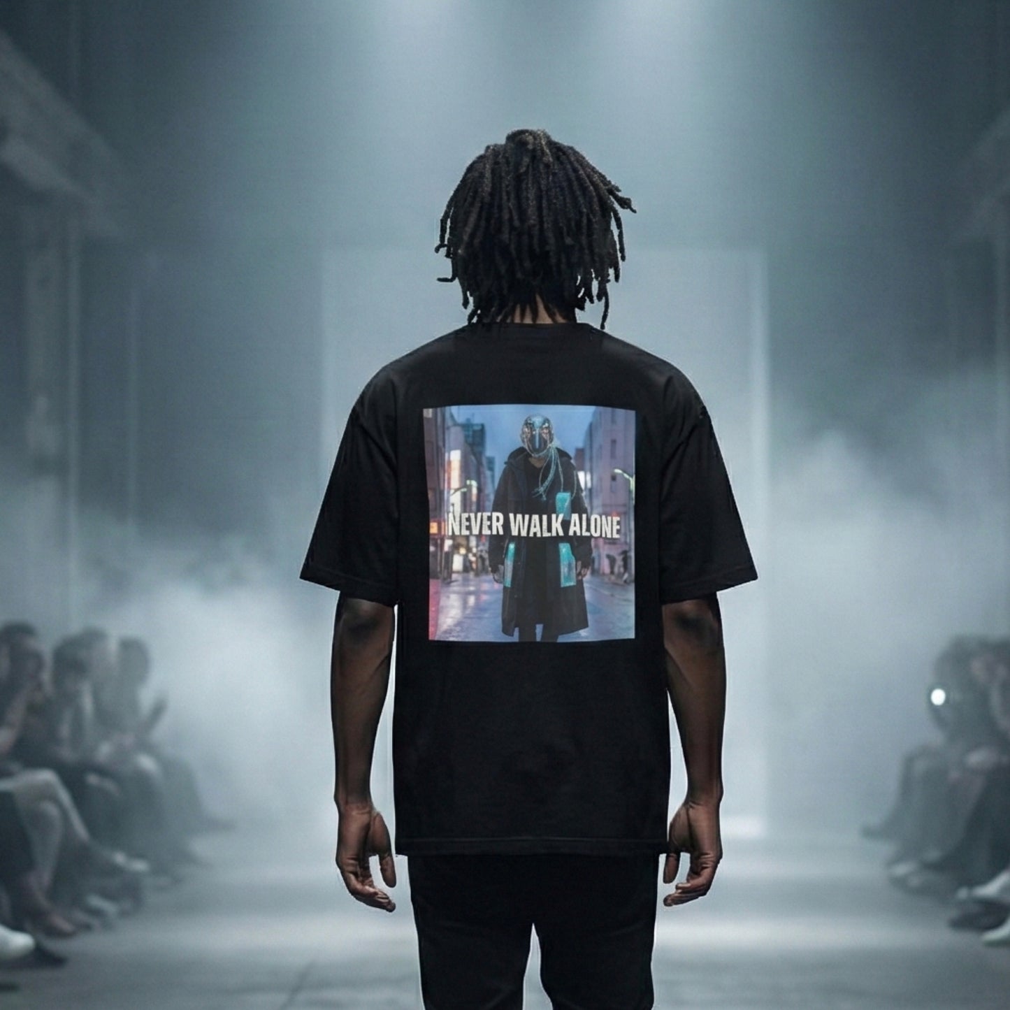 Zentra NEVER WALK ALONE oversized tee